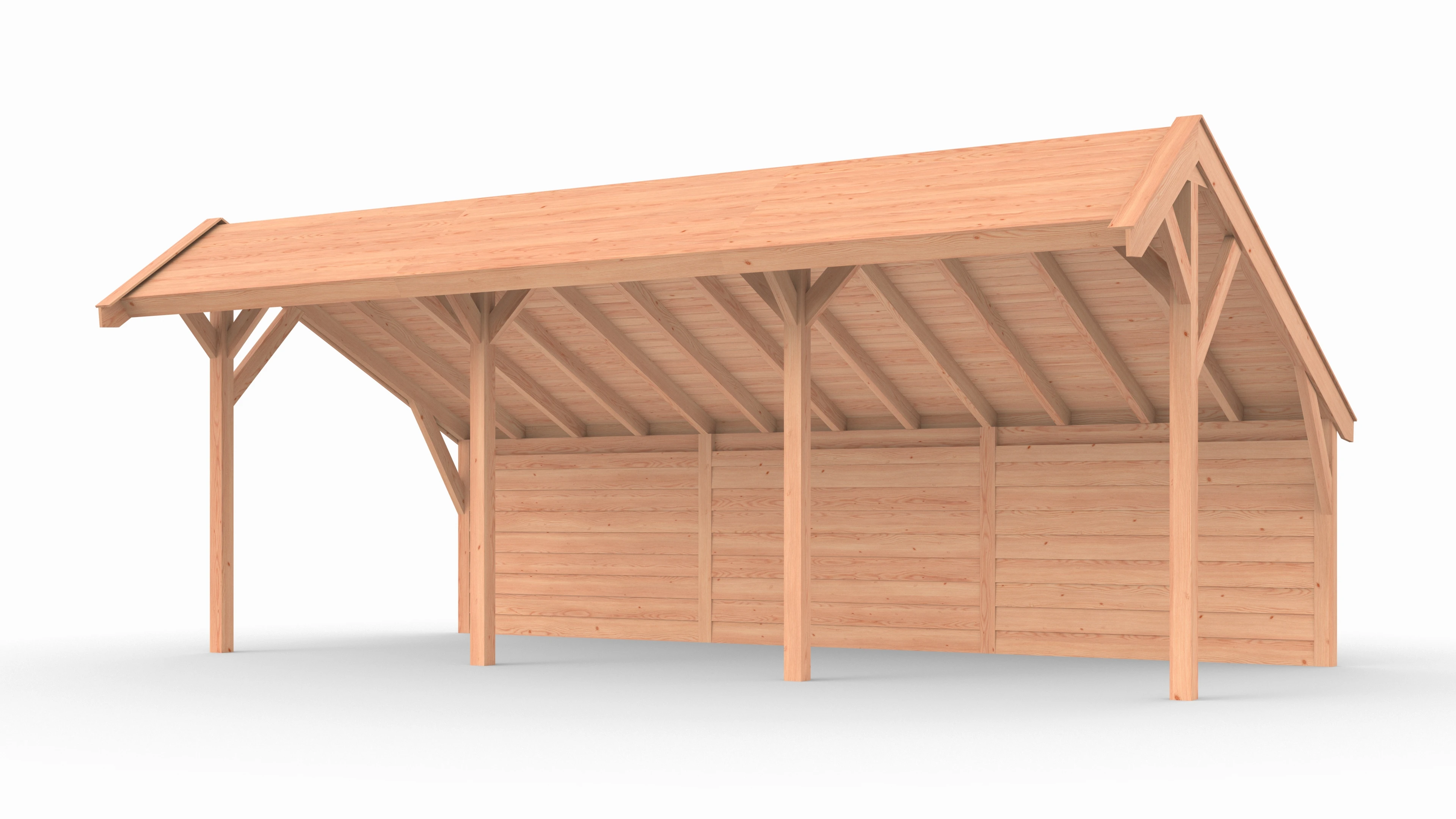 Douglas kapschuur, 750 x 300, met achterwand, Westwood Comfort - Afbeelding 4